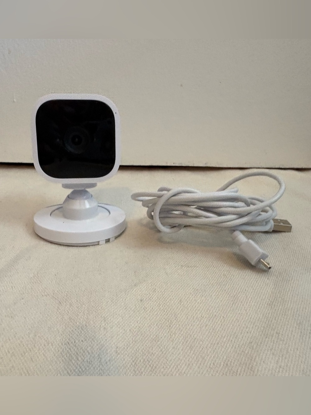 Blink Mini Indoor Security Camera with USB Cable